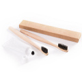 Cepillo de dientes de madera de bambú adulto y kits